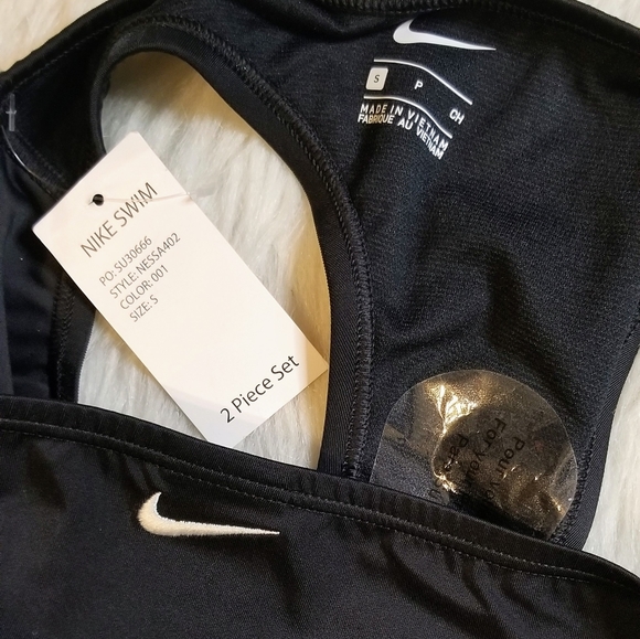 NIKE 6:1 Heather Stripe Crossback Tankini 2-Piece - Picture 10 of 14